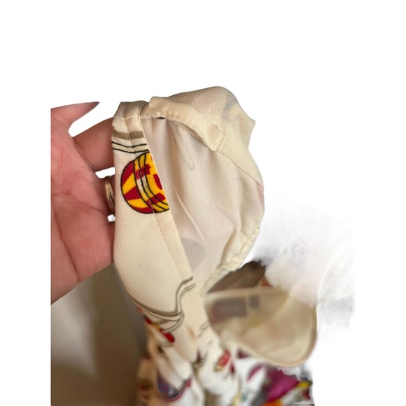 eShakti Women’s Maxi Dress Sleeveless Size 16 XL Candy Sucker Lollipop Lined - Picture 14 of 15